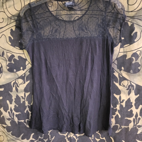 Skeleton unicorn shirt with lace size medium - Picture 2 of 4